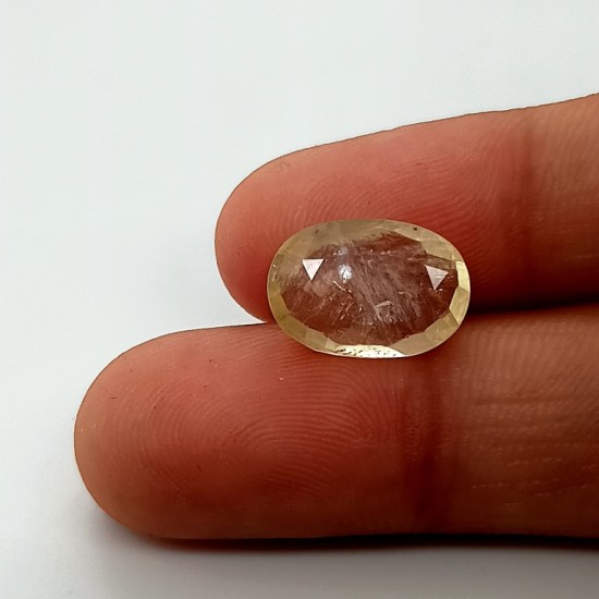 Yellow Sapphire (Pukhraj) 5.78 Ct gem quality Yellow Sapphire (Pukhraj) 5.78 Ct gem quality